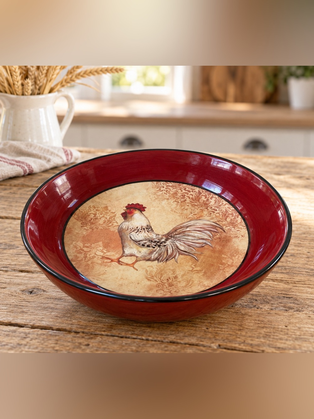 Certified International Avignon Rooster Bowl 9.5” Susan Winget
